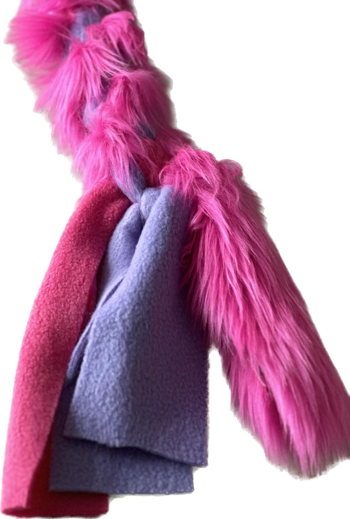 Zayma Craft bungee fur and fleece toy