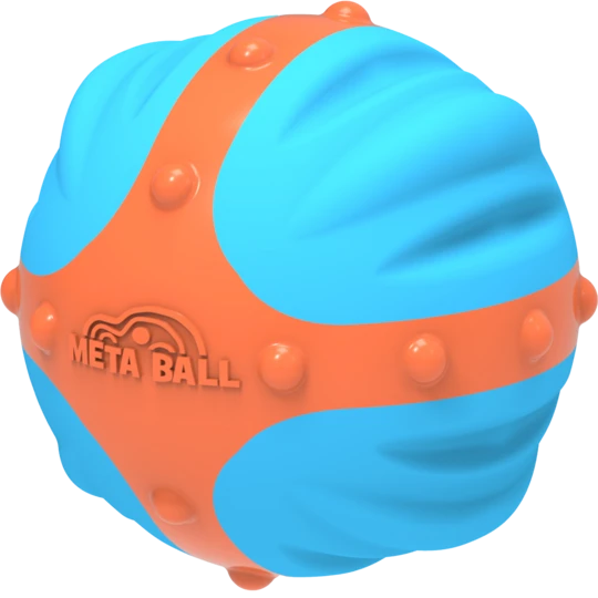 AFP X-Bounce Ball  - Bold med piv Ø 6 cm - Hundelegetøj