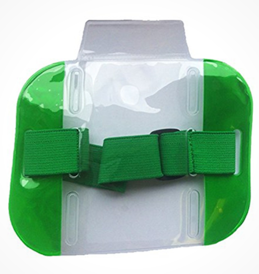Armbind til Startnummer - Praktisk nummerholder.