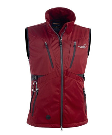 Arrak Outdoor Acadia Softshell Vest - Hundetræningsvest - RØD