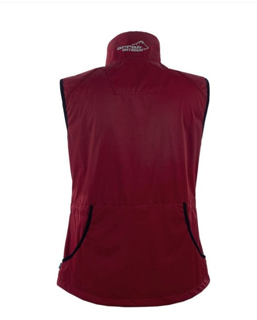 Arrak Outdoor Acadia Softshell Vest - Hundetræningsvest - RØD