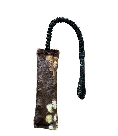 BD Plush bite tug with bungee handle - 30x8cm