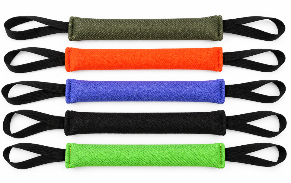 Nylon TUG Bidepølse 2,5 × 30 cm | Hundetræning