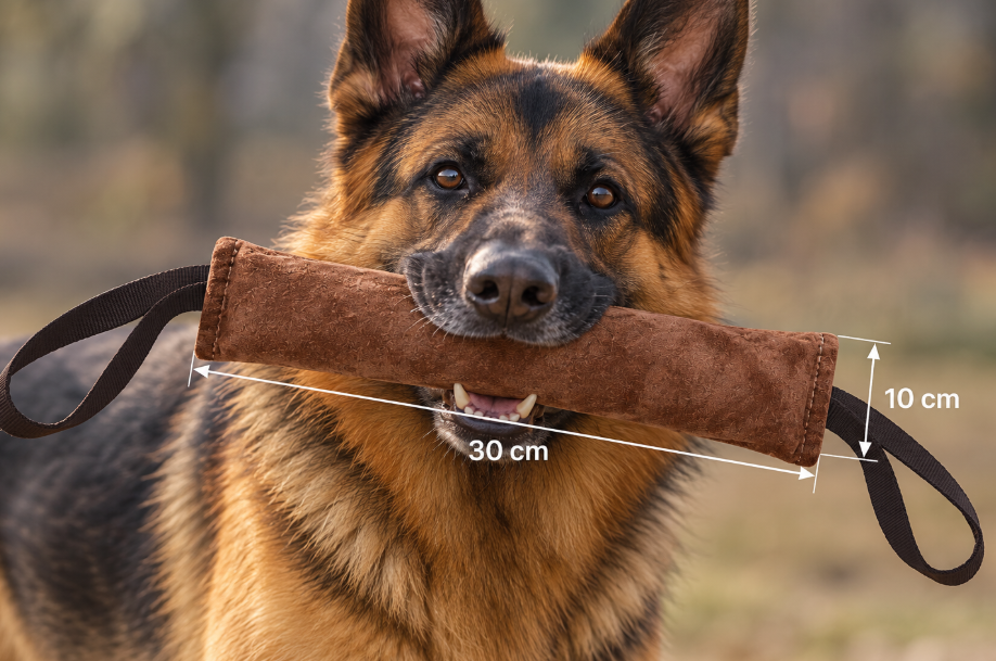 Leather TUG - Bite Tug for dog training