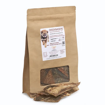Carnitreat Okseknasere - 200g naturlig tyggesnack