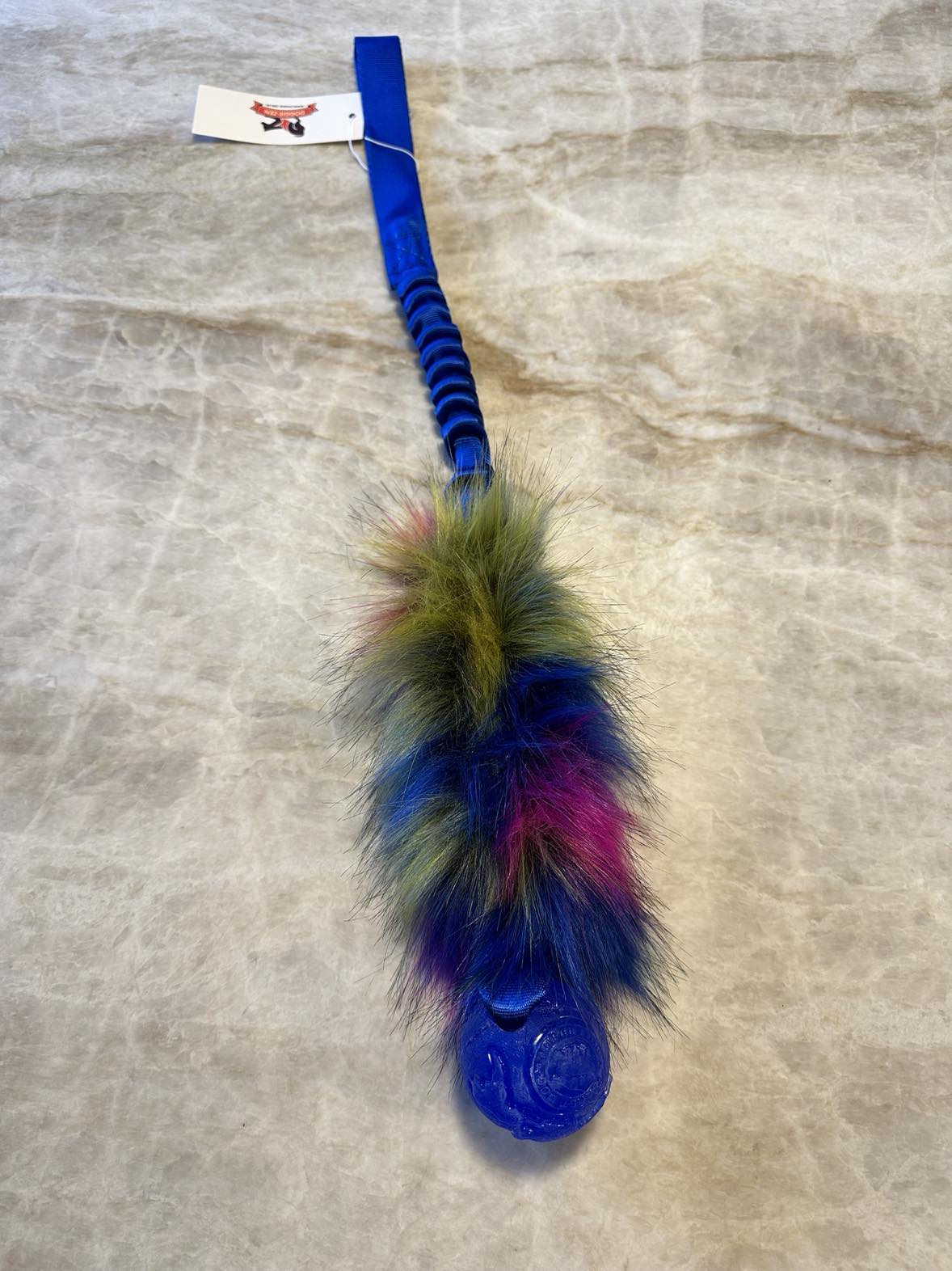 Doggie-Zen Orbee Tuff Planet Ball Tug L - hundelegetøj