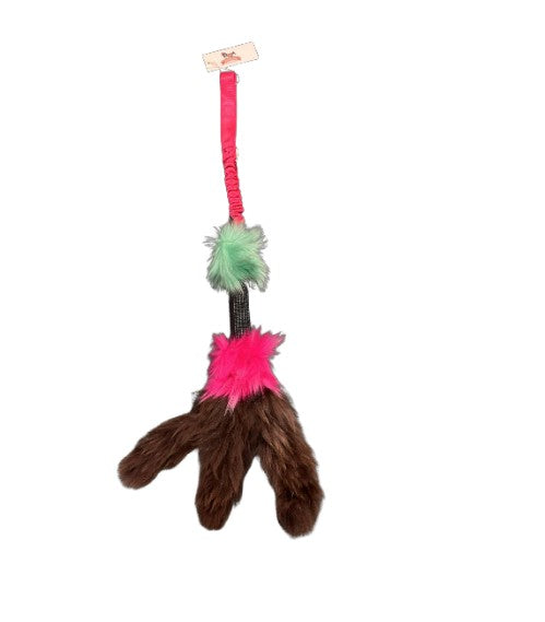 Doggie-Zen Bungee Pipkampis Tug L- Belønningslegetøj