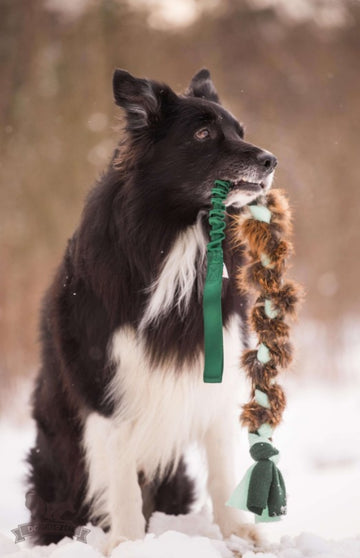 Doggie-Zen fleece og rævepels -  Legetøj til hundetræning