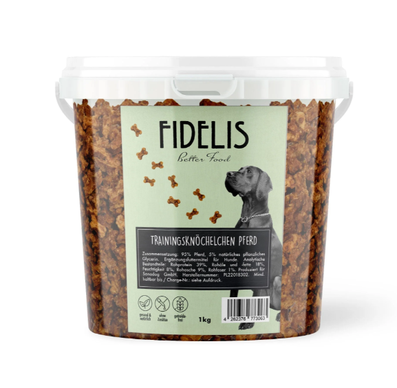 FIDELIS Hest Træningsgodbidder - STORKØB 1kg