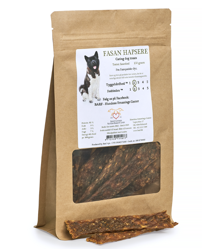 Carnitreats Fasanhapsere -100% naturlig snack