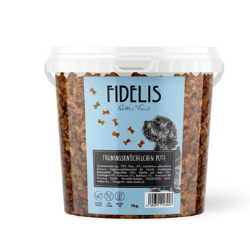 FIDELIS kalkun Træningsgodbidder - STORKØB 1kg