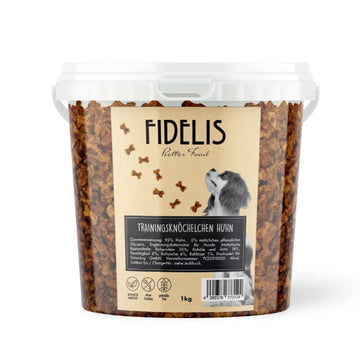 FIDELIS kylling Træningsgodbidder - STORKØB 1kg