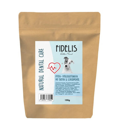 FIDELIS Vital Tygge snacks med okse, kalkun, Biotin og hørfrøolie