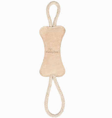 Funny Zoo Suede Bone - Dog Toy