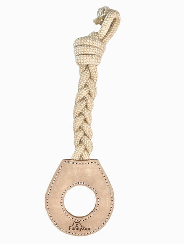 Funny Zoo Teething Ring with Strong Rope - Dog Toy
