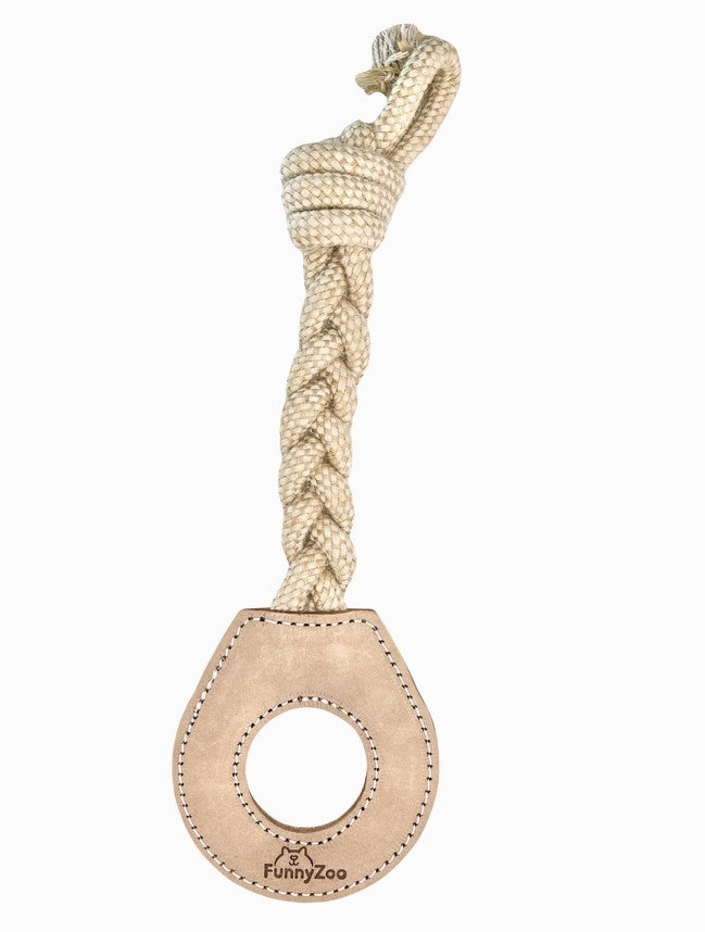 Funny Zoo Teething Ring with Strong Rope - Dog Toy