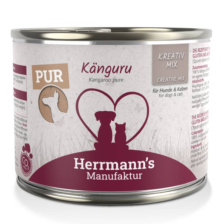 Herrmann's Kænguru Pur 100 % Kænguru 200g - Vådfoder
