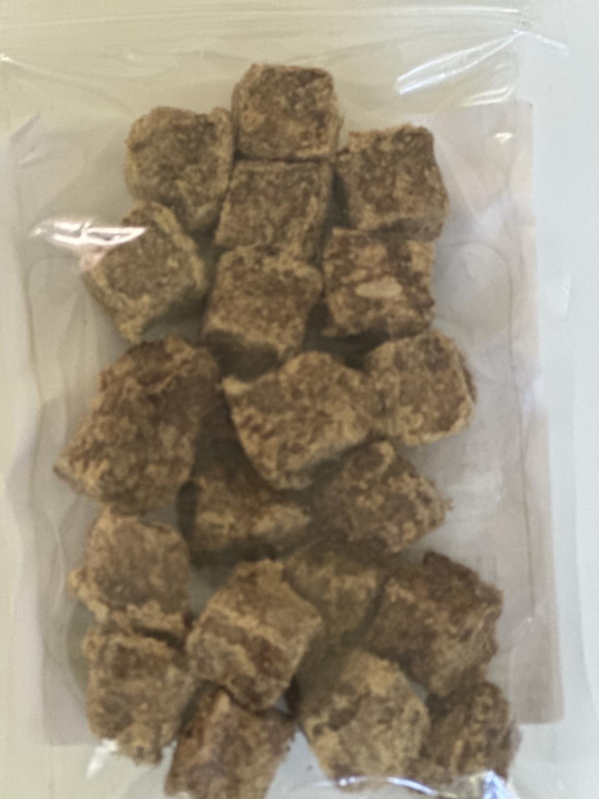 Terninger med 100% kaninkød 100g