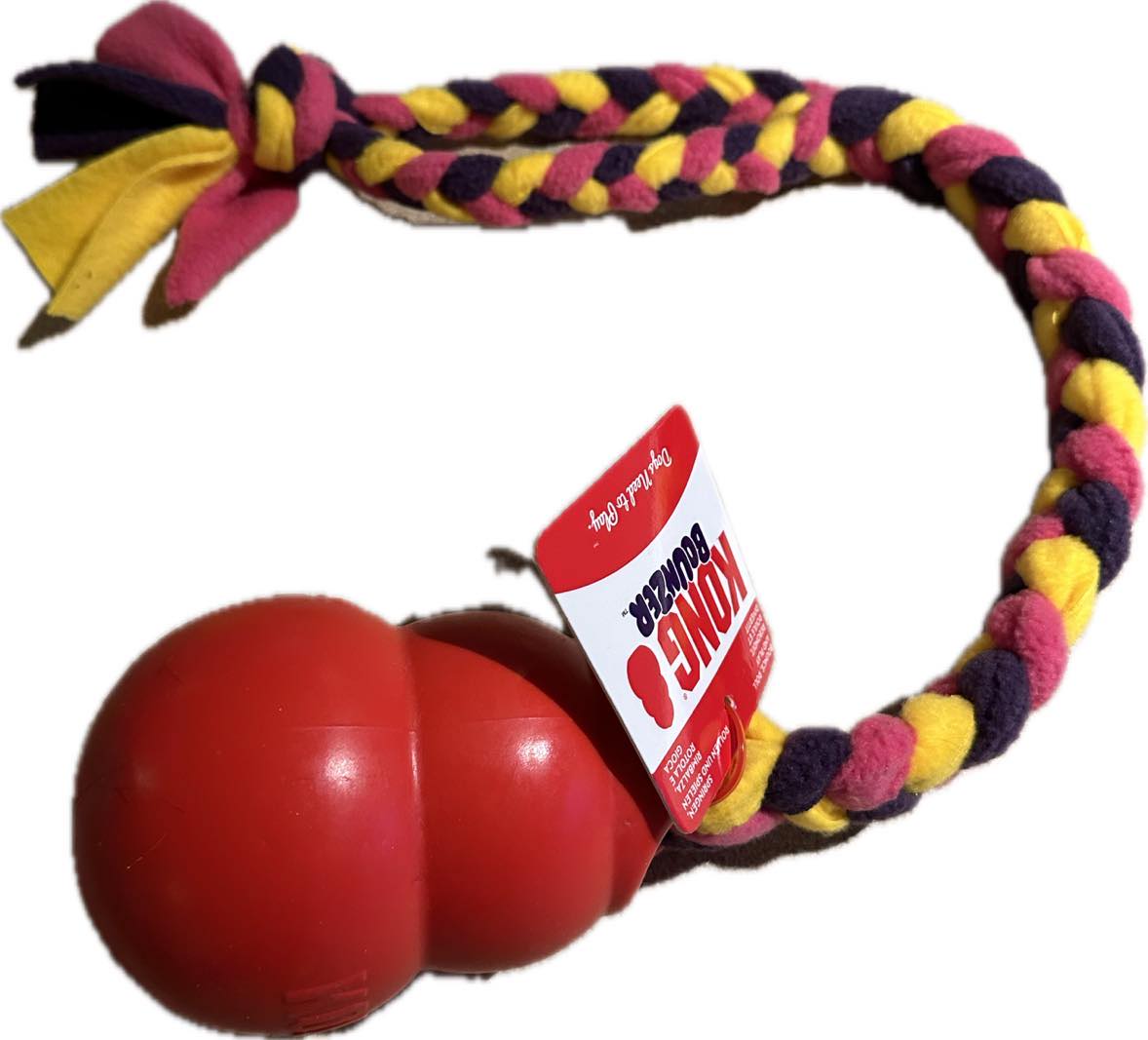 KONG Bounzer Fleece Tug - Tug Toy for Dogs
