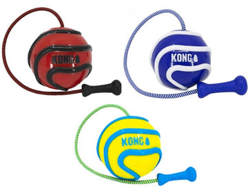 KONG Wavz BunjiBall - Throwing Ball for Dogs