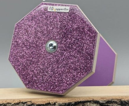 LG Glitter Apport - Lydighedsapport - Hundesport.  Mange farver.
