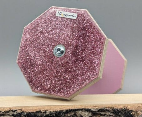 LG Glitter Apport - Lydighedsapport - Hundesport.  Mange farver.