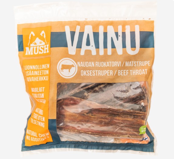 MUSH VAINU Oksestrube - Sprød tyggesnack
