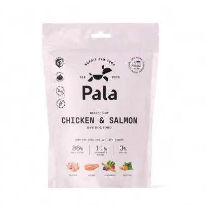 Pala Recipe #2 Kylling & Laks 1kg - Råfoder