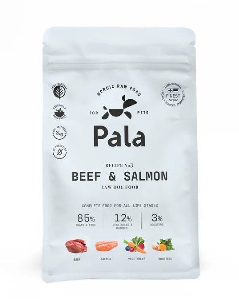 Pala Recipe # 3 Okse & Laks - Naturlige godbidder