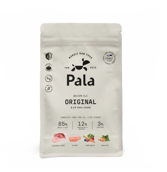 Pala Original 1 kg råfoder - Perfekt som belønning i hundesport