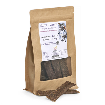 Carnitreats Rådyrhapsere -100% naturlig snack