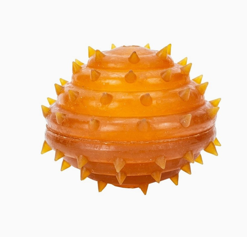 Retorn Rub Spike Ball - Giftfrit hundelegetøj af økologisk harpiks