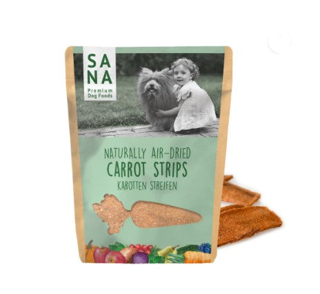 SANA Carrot Strips with Salmon Oil  - Sunde veggie snacks