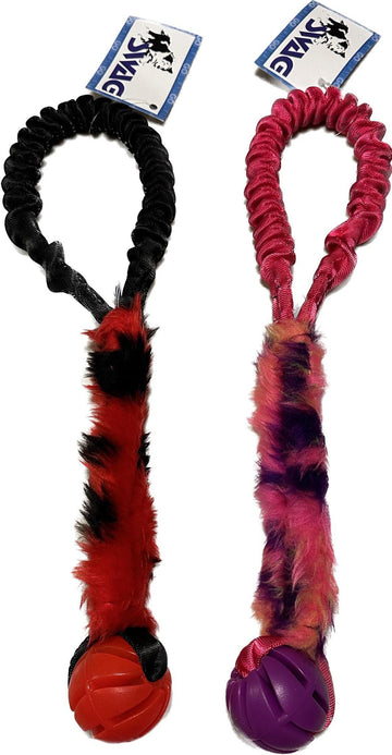 SWAG Bungee Faux Fur and Swirl Ball - Belønningslegetøj
