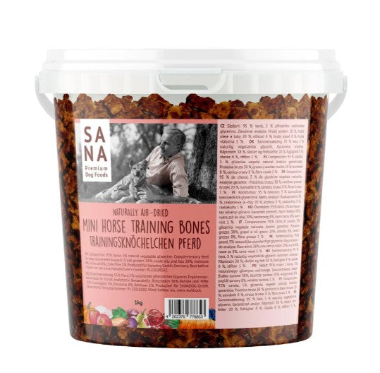 SANA Træningsgodbidder Hest - rent kød, 1 kg