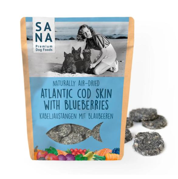 SANA Torskebøf med blåbær- Fedtfattig snack
