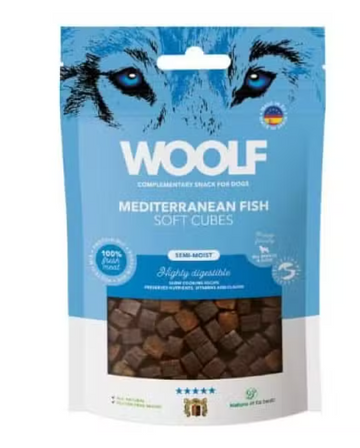Woolf Soft Cubes Mediterranean fish - Bløde godbidder