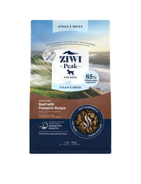 Ziwi Peak Steam & Dried Dog Beef Pouch