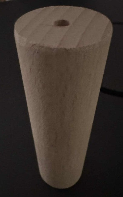 Bidestykke 2,5x 11cm. Hård bøgetræ. Reservedel apport - Hundesport