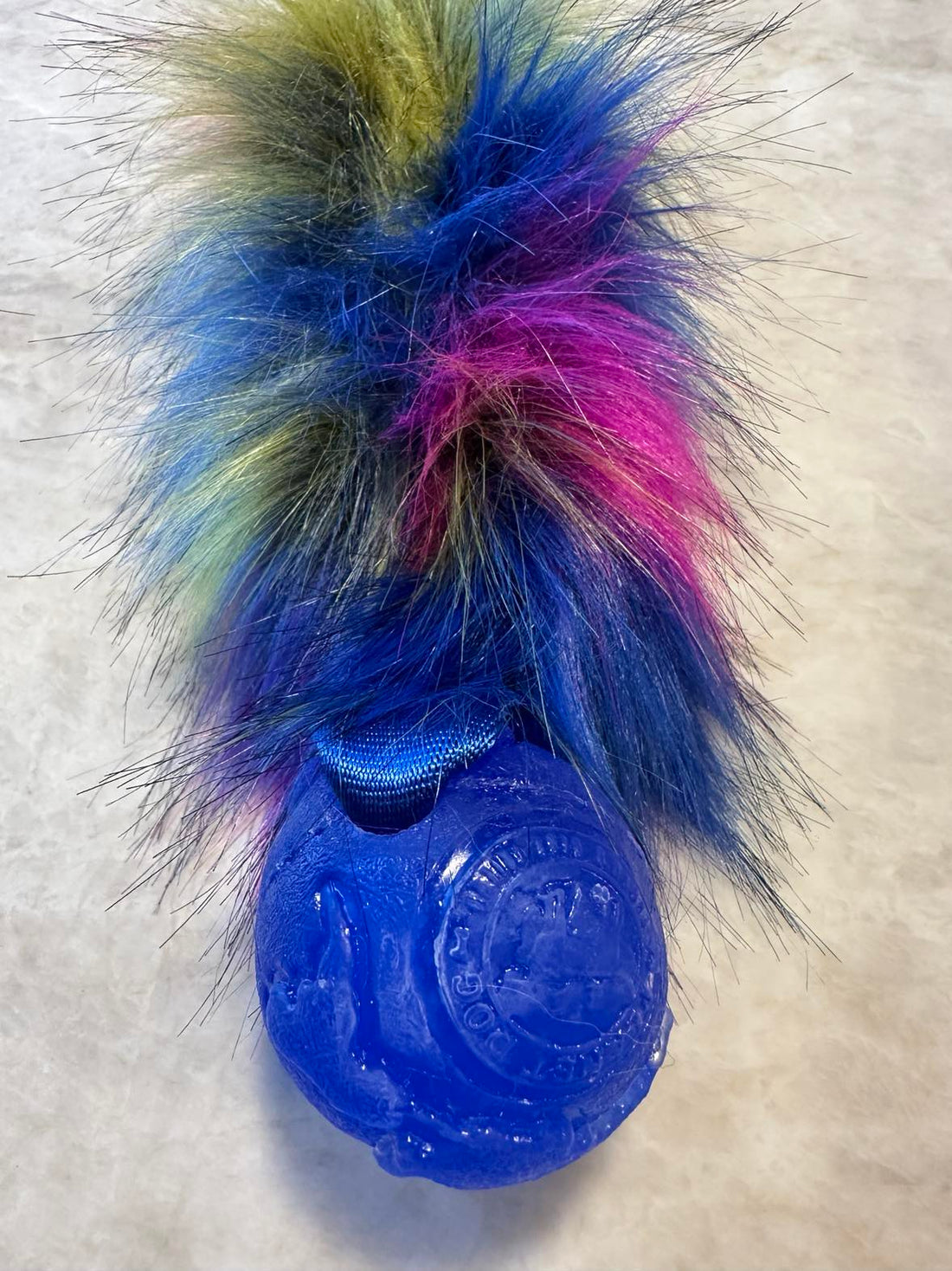 Doggie-Zen Orbee Tuff Planet Ball Tug L - hundelegetøj