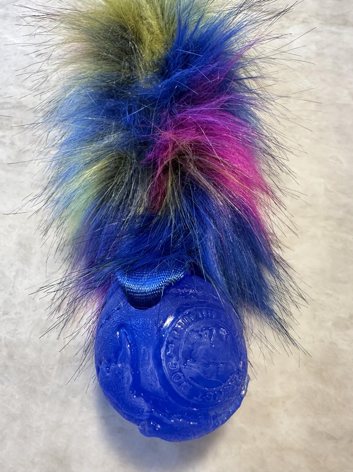 Doggie-Zen Orbee Tuff Planet Ball Tug L - hundelegetøj