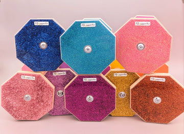 LG Glitter Apport - Lydighedsapport - Hundesport.  Mange farver.