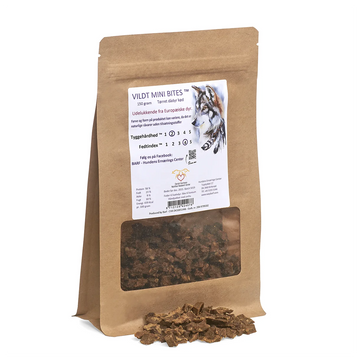 Carnitreats mini training bites med tørret hjort 150g