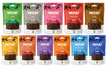 Woolf Soft Cubes - 11 lækre smagsvarianter - Bløde godbidder
