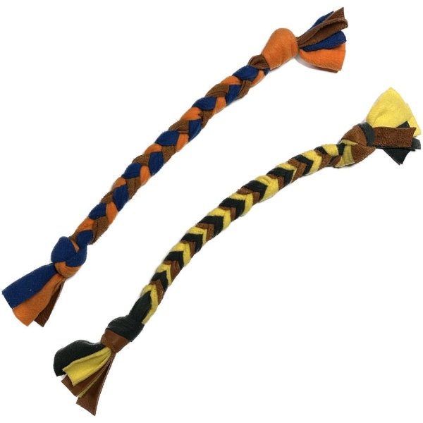 Fleece Tov med Skind 60 cm - Hundelegetøj - NYHED
