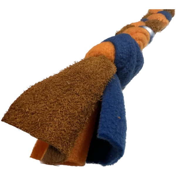 Fleece Tov med Skind 60 cm - Hundelegetøj - NYHED - Image 2