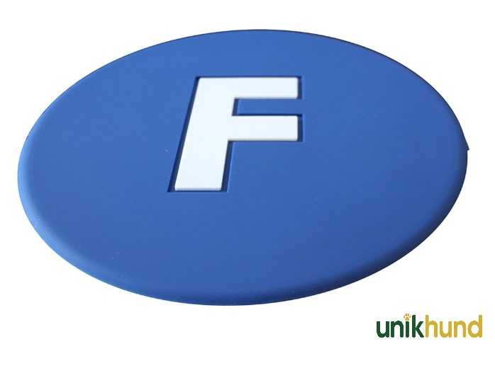 Target Plade med Bokstav F- Til hundetræning