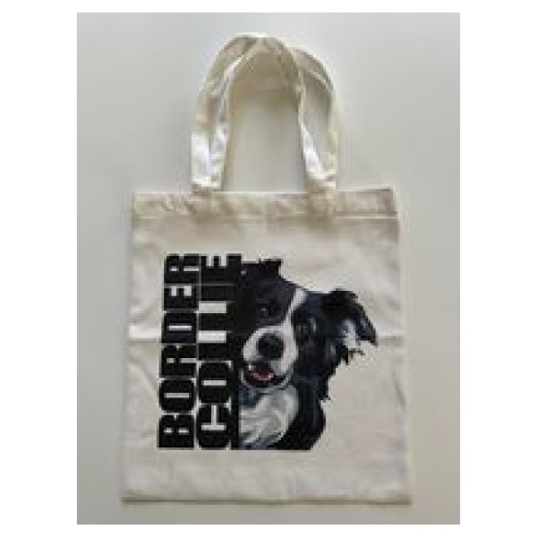 Canvas net med Border Collie - 34 x 38 cm