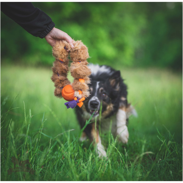 Doggie-Zen Fleece og kaninflet -  Trækkering til hundetræning - Image 2