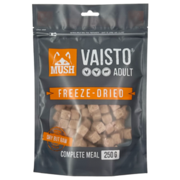 MUSH Vaisto Grå  - frysetørret fuldfoder 250g